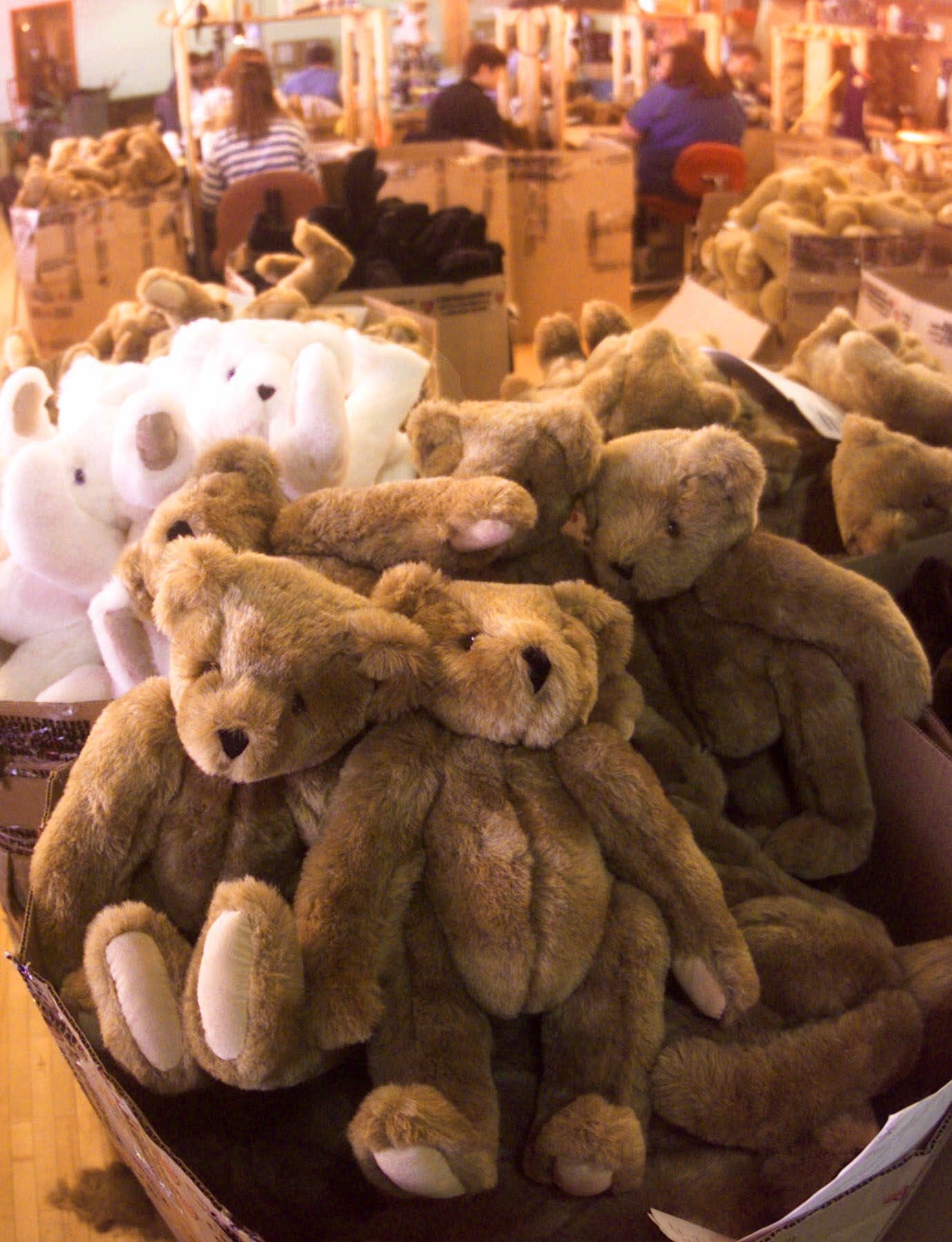 some teddy bears